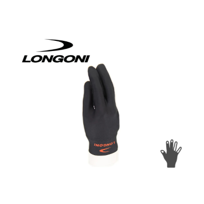 Billard Handschuh Longoni schwarz rechte Hand LHP